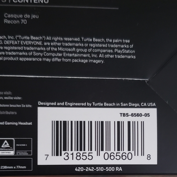 Turtle Beach Recon 70 Gaming Headset Multiplatform Color Purple NWT NIB - Picture 10 of 10